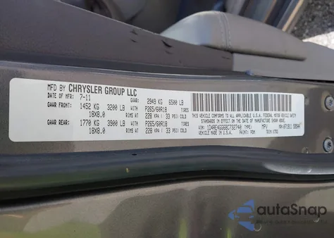 2011 Dodge Durango Crew из США, поврежденный, VIN 1D4RE4GG6BC732740